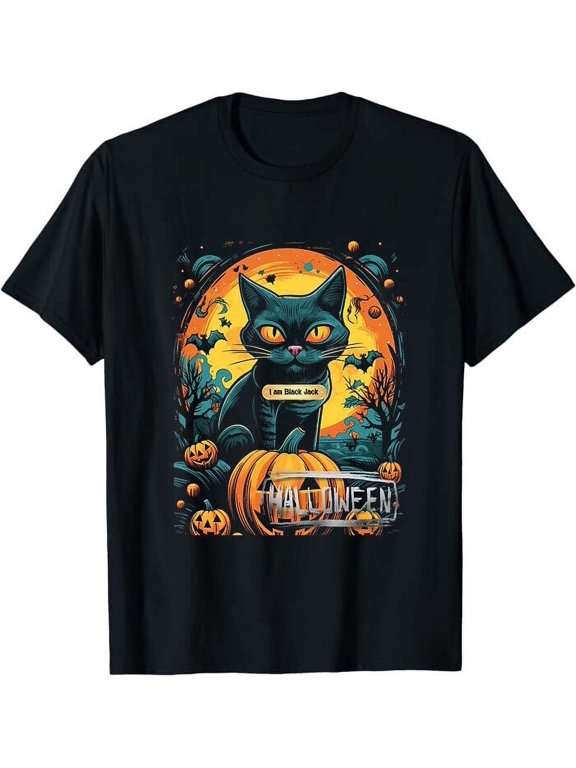 I am Black Jack Halloween Cat Classic T-shirt
