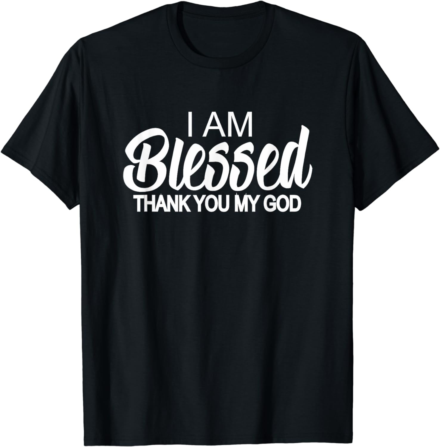 I am Blessed Religious Women Christian Apparel Blessed life TShirt