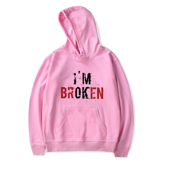 I am Broken Couple Valentine's Day Gift Unisex Hoodie Unisex Classic Sweatshirt Long Sleeve Pullover Stylish Streetwear.