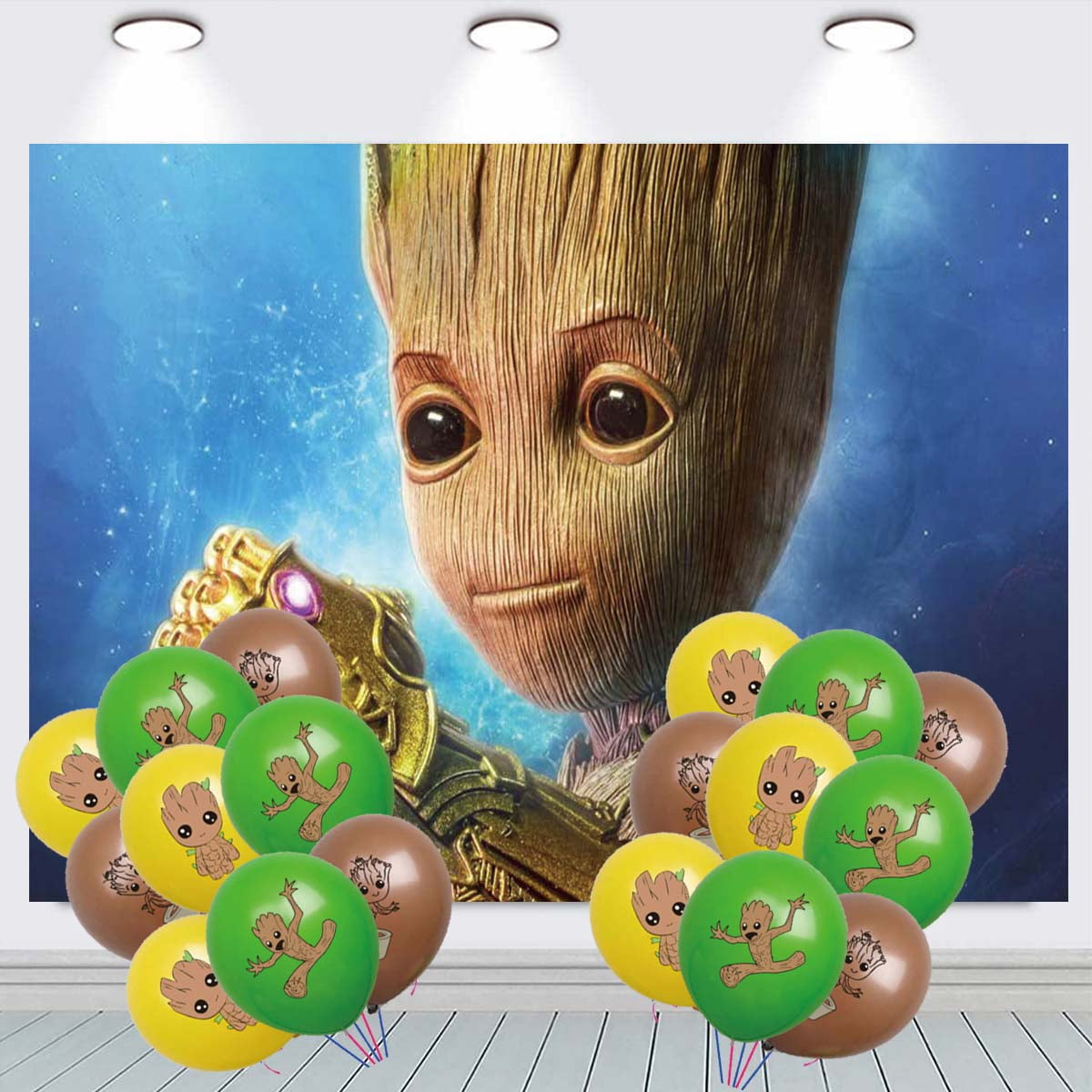 I am Groot Party Decorations Balloons Taspestry Backdrop Banner Wall ...