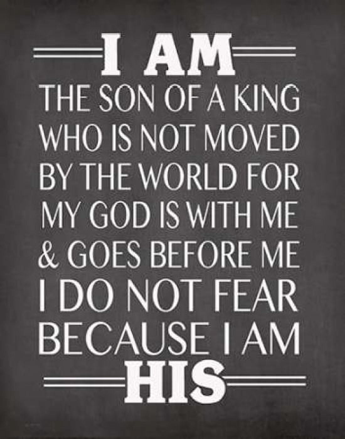 I am His Son Canvas Art - Jo Moulton (22 x 28)