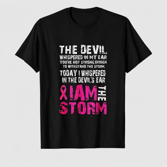 I am The Storm Breast Cancer Awareness T-Shirt