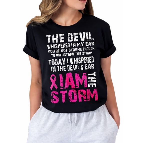 I am The Storm Breast Cancer Awareness T-Shirt
