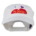 thumbnail image 1 of I am Yours Heart Embroidered Cap - White OSFM, 1 of 5