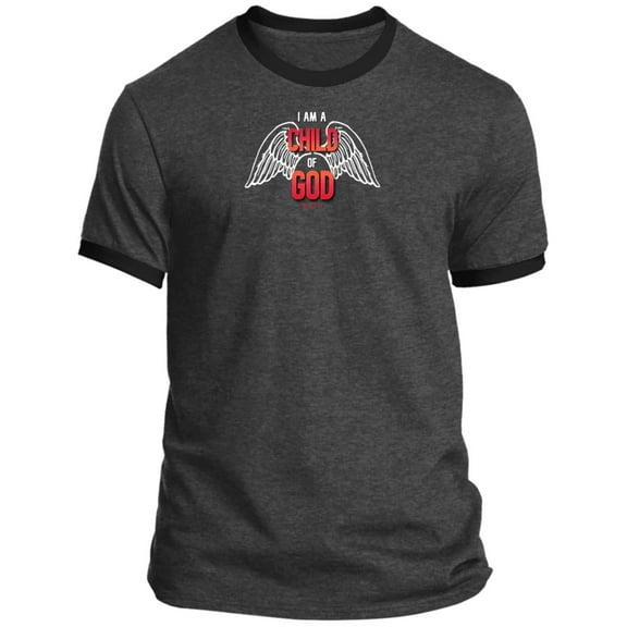 I am a Child of God Men Ringer Tee