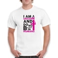 thumbnail image 1 of I am a Unicorn Men White T-Shirt, Male x-Large, 1 of 4