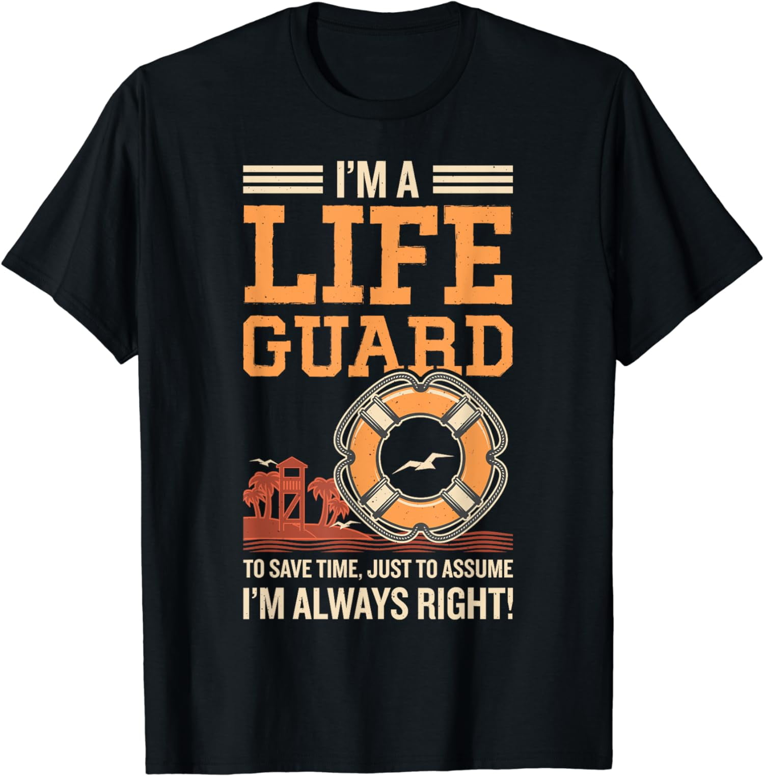 Lifeguard on duty shirt sales