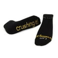 thumbnail image 1 of I am Crushing It - Black Low-Cut Socks, 1 of 4