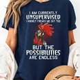 thumbnail image 1 of I am currently Unsupervised - Funny sayings Graphic T-Shirt, Sizes S-5XL, Tbun, 1 of 5