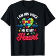 thumbnail image 1 of I am his voice he is my heart T-Shirt, 1 of 3