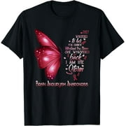 CORATO I am the storm Brain Aneurysm Awareness Butterfly T-Shirt