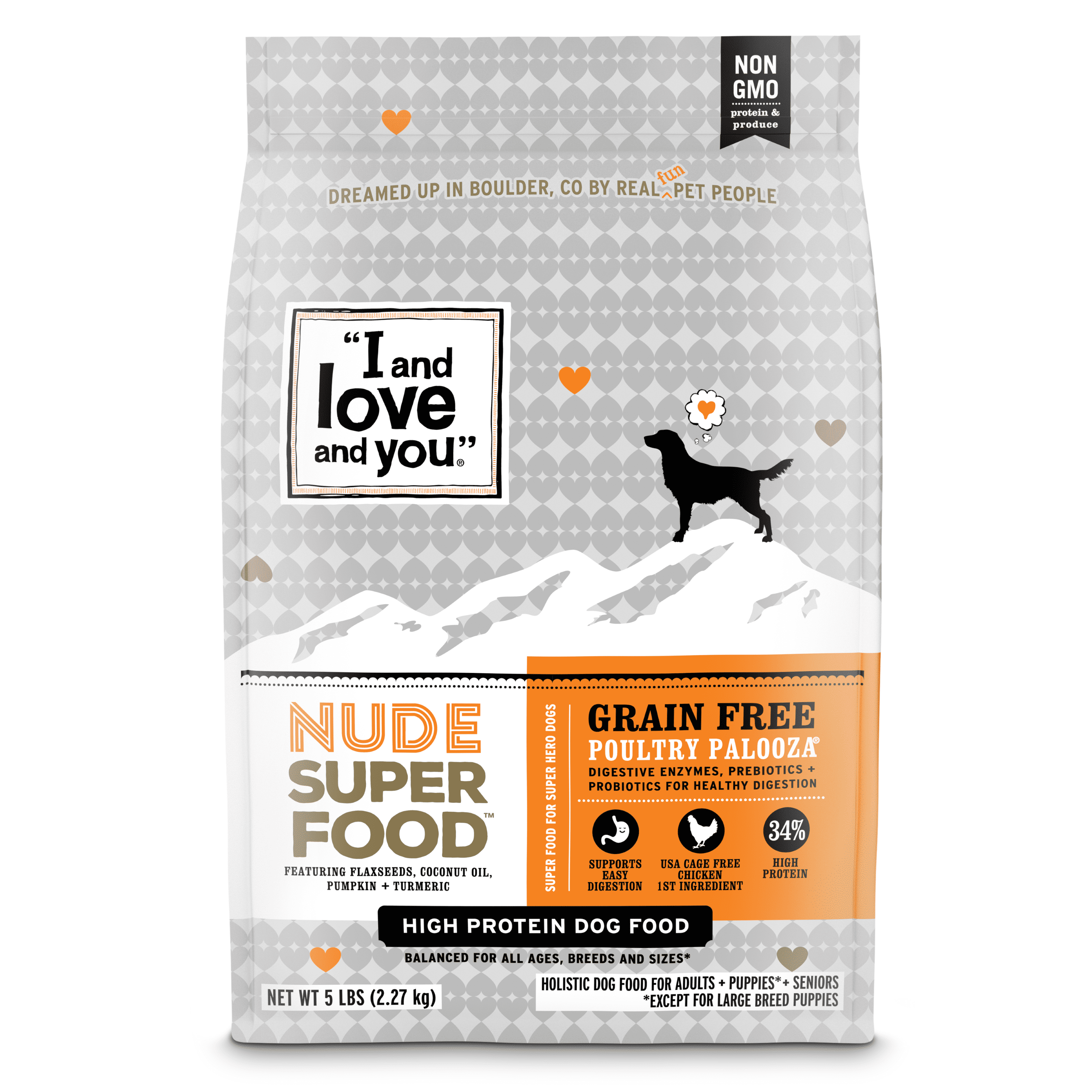 "I and love and you" Nude Food Poultry Palooza, 5 lb