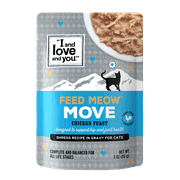 I and love and you Feed Meow Move Chicken Feast 3oz pouch