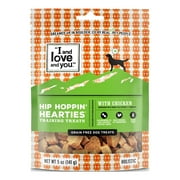 "I and love and you" Hip Hoppin' Hearties Dog Treats, Joint-Support Chicken, 5 Oz