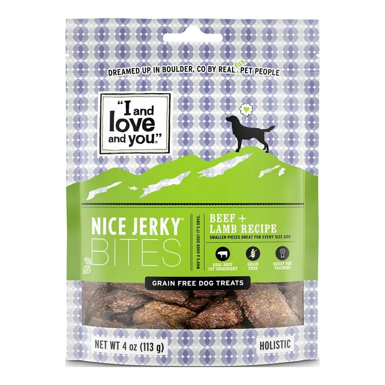 I And Love And You Nice Jerky Grain Free Beef & Lamb Dog Treats