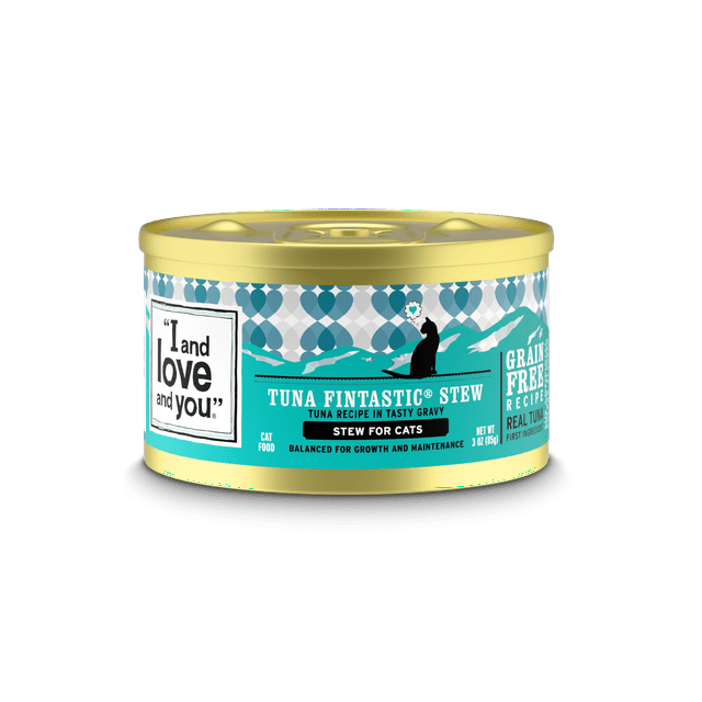 "I and love and you" - Tuna Fintastic Stew Wet Cat Food - 24 Pack - 3 oz cans