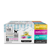 "I and love and you" Wet Cat Food Variety Pack; Chicky-Da-Lish, Salmon Chanted Evening, Tuna Fintastic