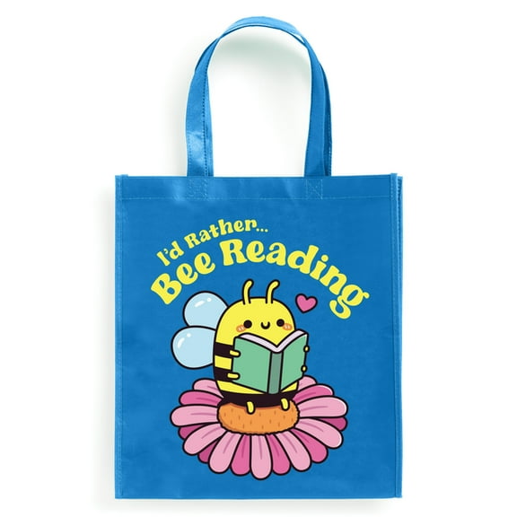 I'd Rather Bee Reading Reusable Shopping Bag, (Hardcover)