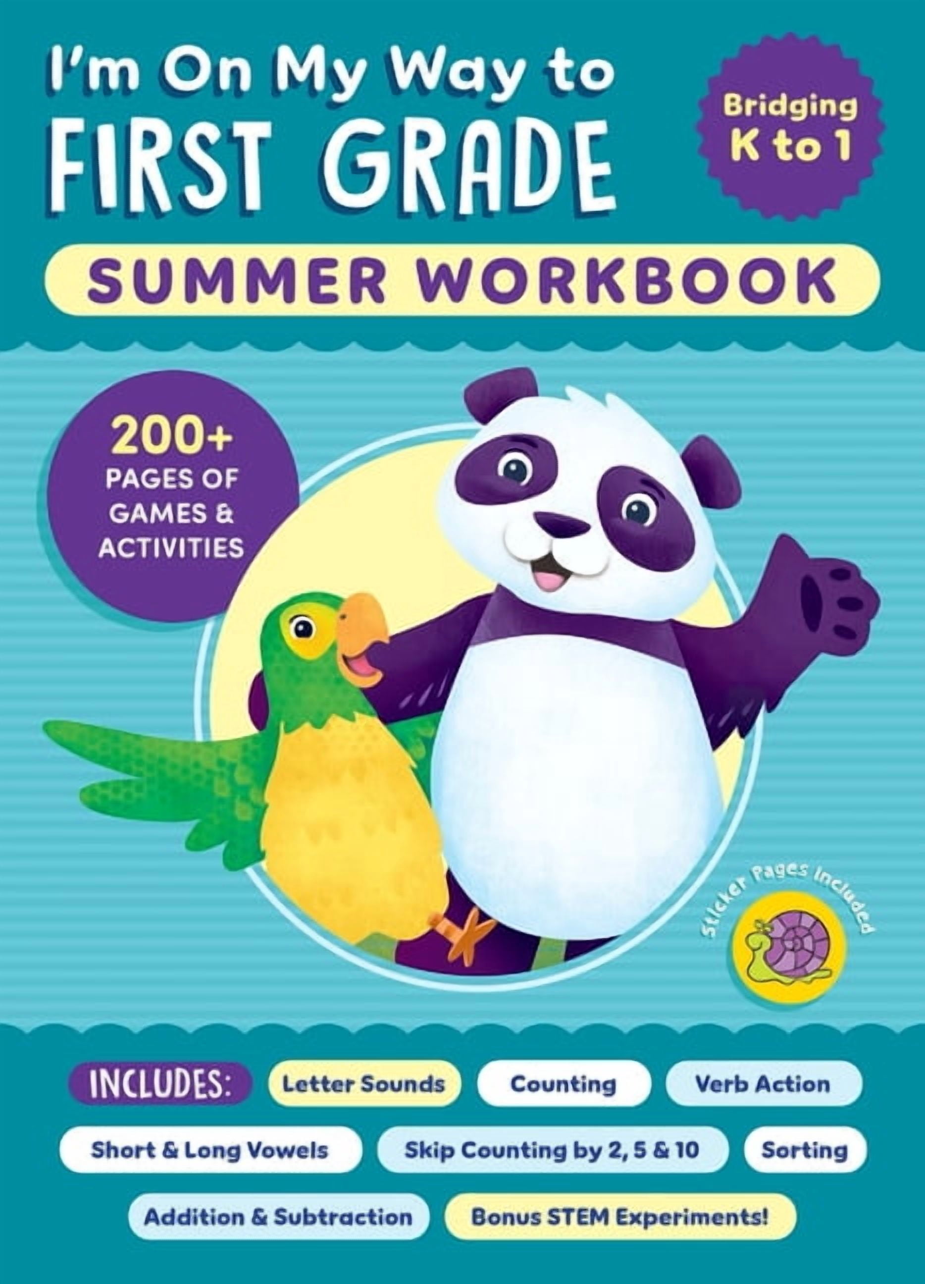 Callisto Publishing I'm on My Way to First Grade Summer Workbook: 200+ Pages of Games & Activities (Paperback)