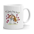 thumbnail image 1 of I bloody love you Novelty Coffee Tea Ceramic Mug Office Work Cup Gift 11oz, 1 of 3