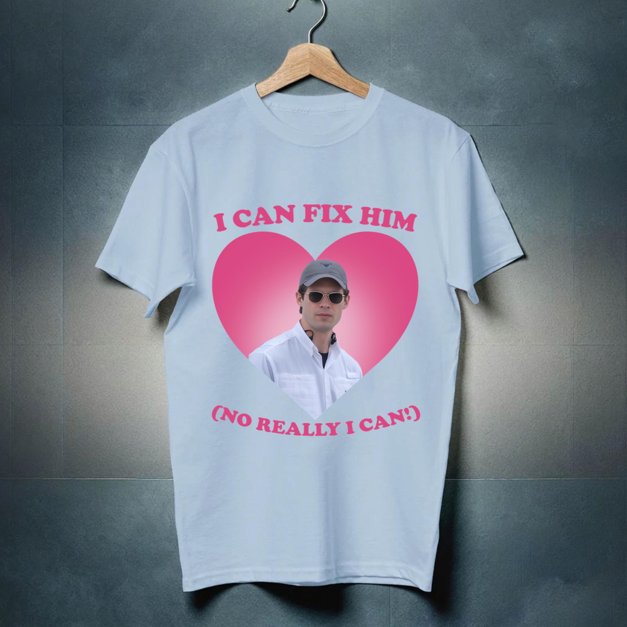 I can fix him David Corenswet as Scott Twister 2024 pink heart shirt