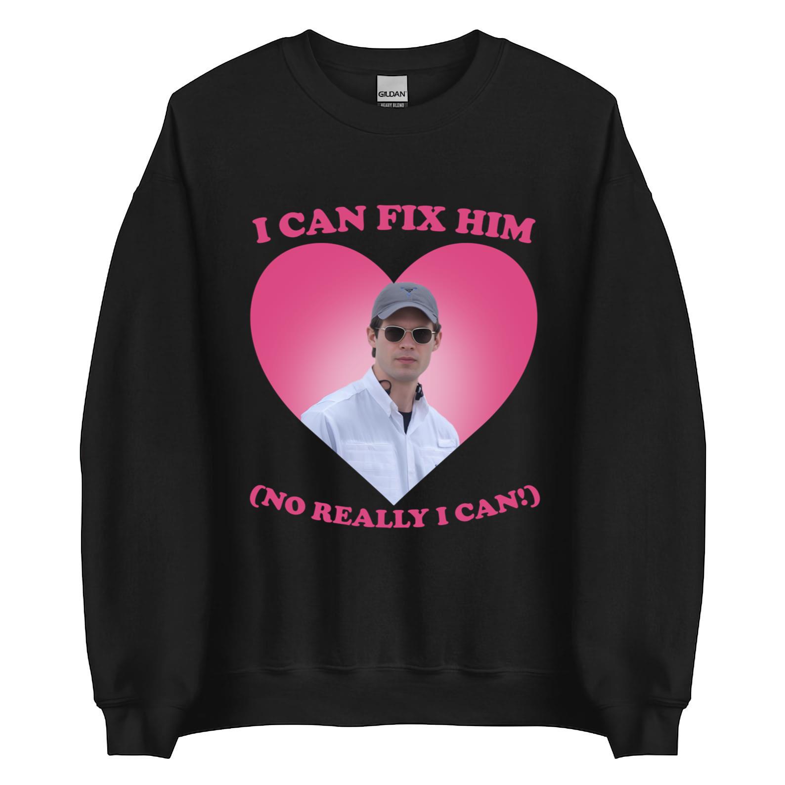 I can fix him David Corenswet as Scott Twister 2024 pink heart shirt