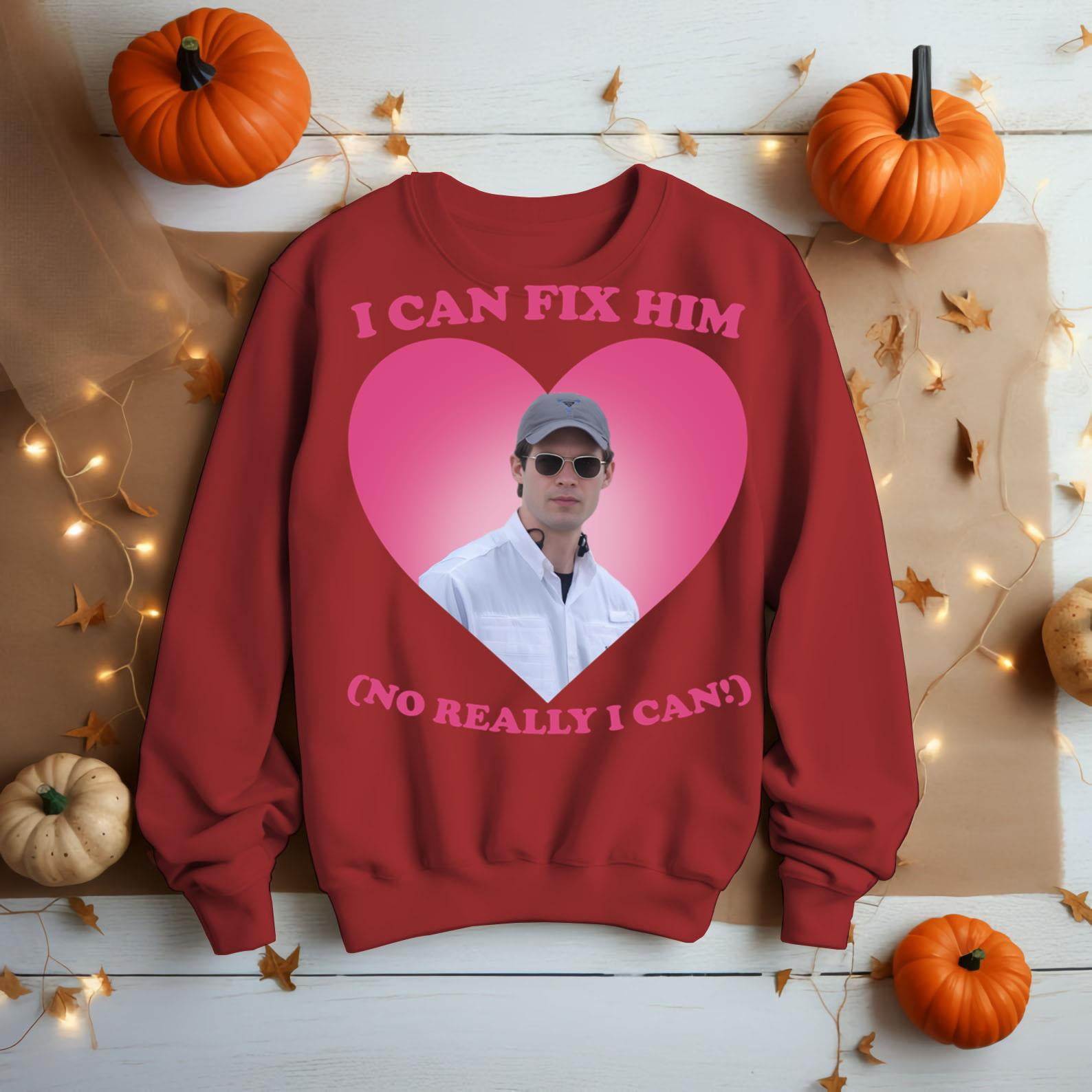 I can fix him David Corenswet as Scott Twister 2024 pink heart shirt