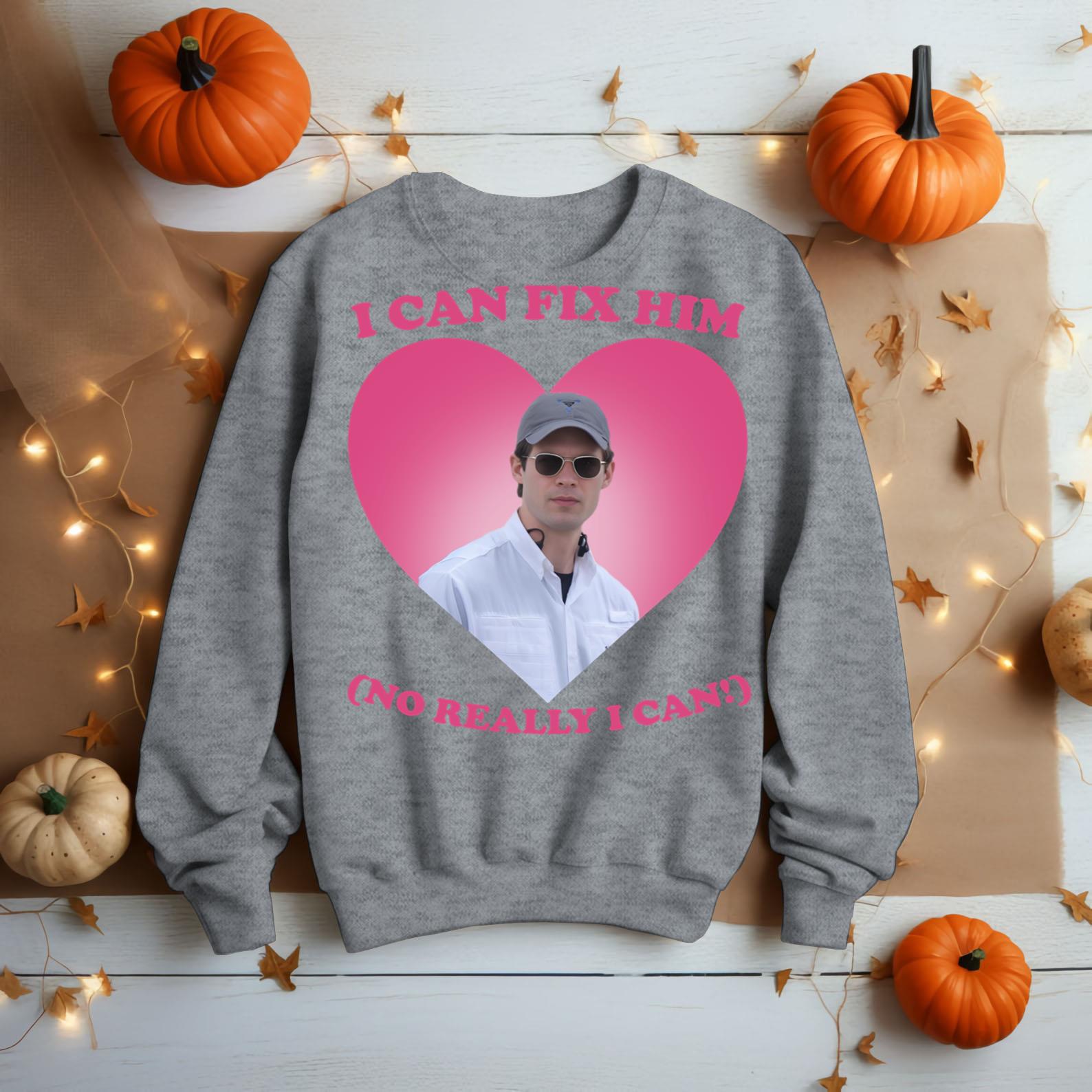 I can fix him David Corenswet as Scott Twister 2024 pink heart shirt