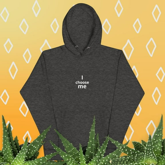 I choose me (Charcoal Heather, XL)