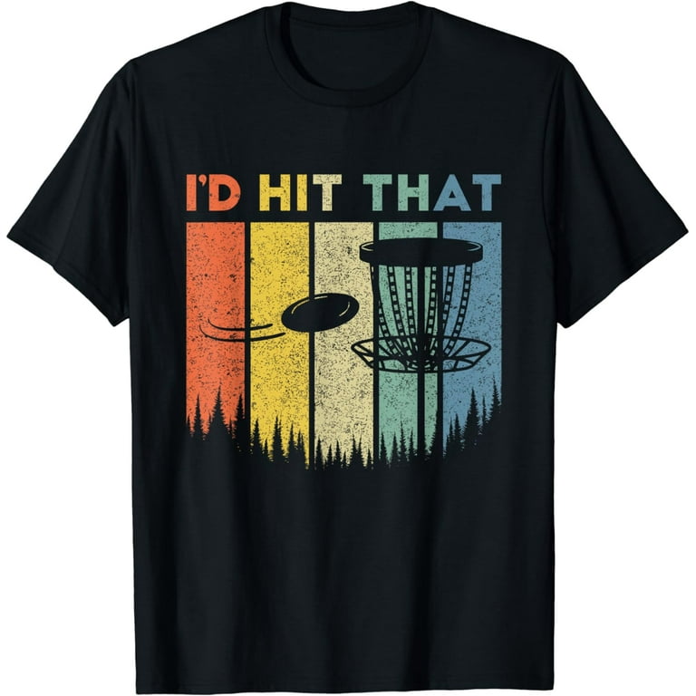 Retro Vintage Disc Golf Baskets T-Shirt Distressed Men Women Retro Vintage Disc Golf Baskets T-Shirt Distressed Men Women
