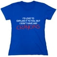 thumbnail image 1 of I'd Love To Explain It To You Sarcastic Humor Novelty Funny Women's Casual Tees, 1 of 3