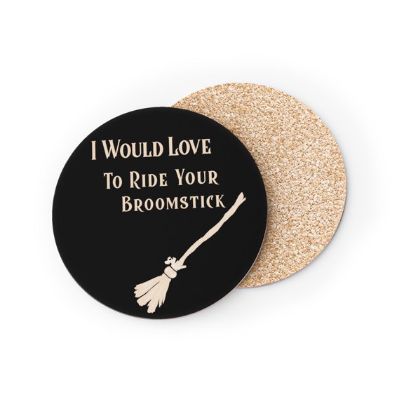 I'd Love to Ride Your Broomstick Witch Coasters