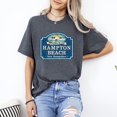 thumbnail image 1 of I'd Rather Be At Hampton Beach NH Summer Vacation Coastal Graphic T-Shirt, for men & women, up to size 5XL, 1 of 3