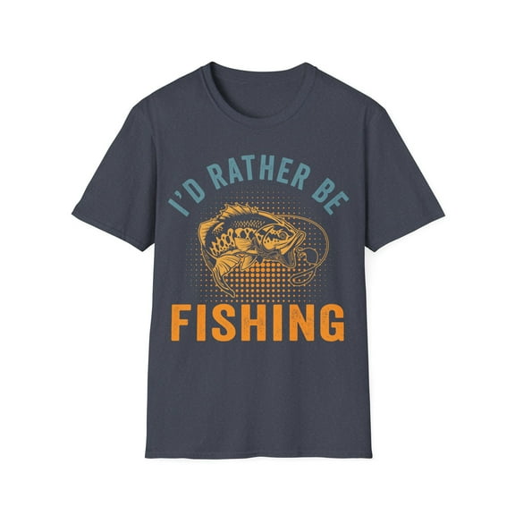 I'd Rather Be Fishing Fish Lover Fishing Expert Fishermen TShirt