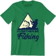 thumbnail image 1 of I'd Rather Be Fishing - Fisherman Dad Funny Men's T-Shirt, 1 of 4