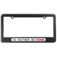 thumbnail image 1 of I'd Rather Be Fishing License Plate Frame, 1 of 1