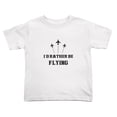 thumbnail image 1 of I'd Rather Be Flying Funny Toddler T-Shirts for Boys Girls (White, Youth XL), 1 of 5