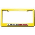thumbnail image 1 of I'd Rather Be Horse Riding License Plate Tag Frame, Multiple Colors, 1 of 1