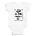 thumbnail image 1 of I'd Rather Be Riding With My Uncle Baby Bodysuit One Piece 24 mo White, 1 of 3