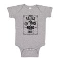 thumbnail image 1 of I'd Rather Be Riding With My Uncle Baby Bodysuit One Piece NB Athletic Heather, 1 of 3