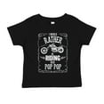 thumbnail image 1 of I'd Rather Be Riding With Pop Pop Toddler T-Shirt 5/6T Black, 1 of 3