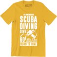 thumbnail image 1 of I'd Rather Be Scuba Diving Mens Funny Deep Sea Ocean Equipment Snorkel T-Shirt, 1 of 4
