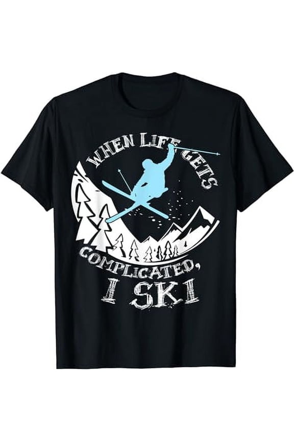 I'd Rather Be Skiing Funny Winter Sports Ski Goggles Slopes T-Shirt