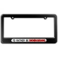 thumbnail image 1 of I'd Rather Be Snowboarding License Plate Frame, 1 of 1