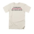 thumbnail image 1 of I'd Rather Have A Bottle In Front of Me Funny Crazy Saying*** Adult T-Shirt, 1 of 1