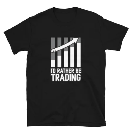 I'd Rather be Trading T-shirt trader outline Tee | eBay