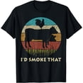 thumbnail image 1 of I'd Smoke That Shirt. Funny BBQ Grilling Vintage Party Men T-Shirt, 1 of 4