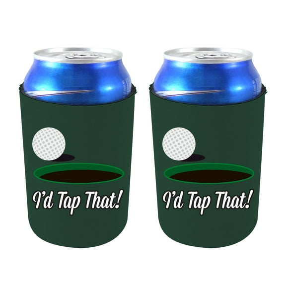 I'd Tap That Can Coolie (Hunter Green 2 Pack)