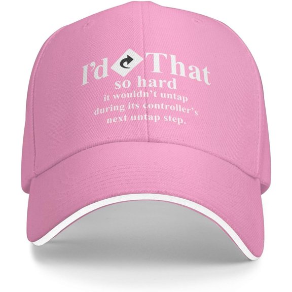 I'd Tap That Dad Trucker Hat Baseball Cap Funny Outdoor Travel Dad Caps