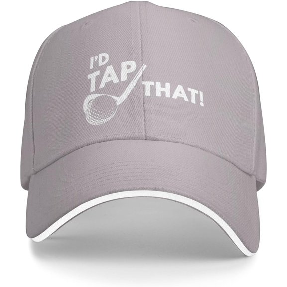 I'd Tap That Golf Trucker Hat Baseball Cap Funny Outdoor Travel Dad Caps